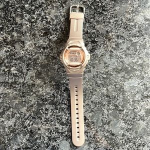 Casio “Baby-G” G Shock Watch. Rose Gold.